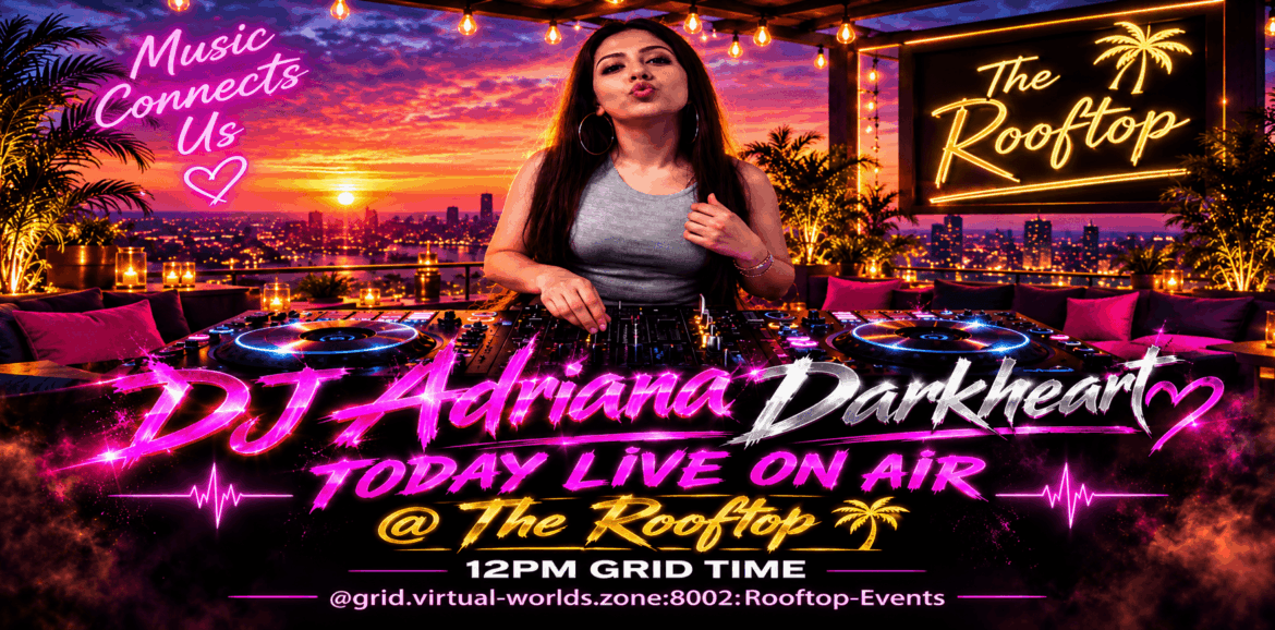 Dj Adriana at Rooftop